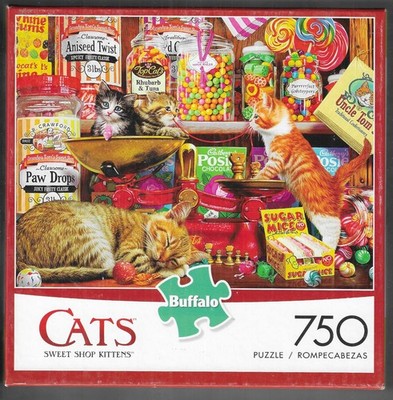SWEET SHOP KITTENS BY STEVE READ - CATS - Complete - BUFFALO GAMES PUZZLE