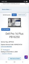 Dell Pro 16 PC16250 Intel Core 5 220U 32GB DDR5 512GB SSD 16.0" Windows 11 Pro