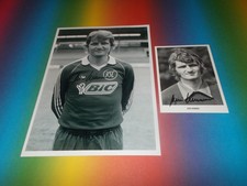 Rudi Wimmer Karlsruher SC KSC signed autograph on 20x28 photo + postcard
