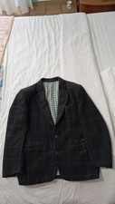 Giacca Blazer Vintage anni 80 In Pura Lana Vergine, alpaca e poliestere.