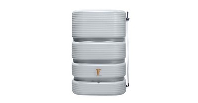 4rain Quadro Wandtank betongrau, Basicline, 500 Liter