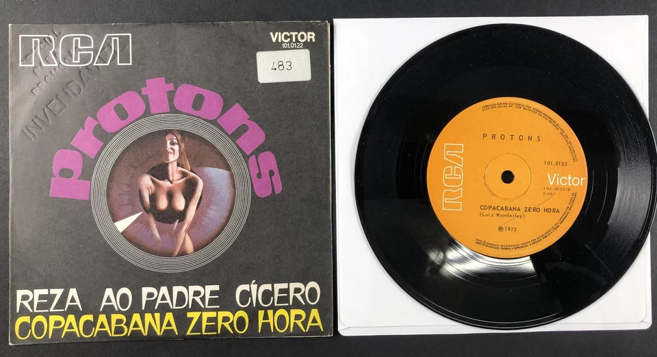 7'' PROMO Os Protons – Reza Ao Padre Cicero / Copacabana Zero Hora 1972 RCA ! NM - Bild 2 von 4
