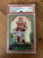 2019 Panini Prizm - Rookies Mecole Hardman Jr. #345 Green Scope Prizm /75 (RC)