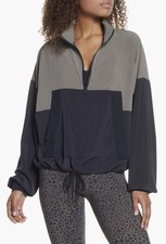Alo Yoga City girl pullover quarter zip Oversized XS fits M Olive Black Sold Out