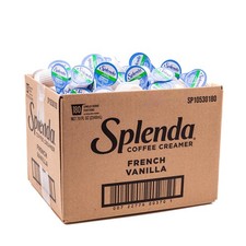 SPLENDA Einzelportion Kaffeesahnekännchen 180 Stück (1er Pack), Französische Vanille 