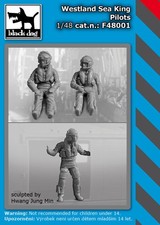 Blackdog BDF48001 1:48 Sea King crew set HAS.1/HAS.5/HU.5/HC.4