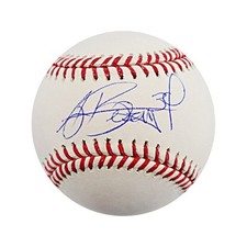 AJ Burnett New York Yankees Autographed Signed OMLB Ball Steiner CX
