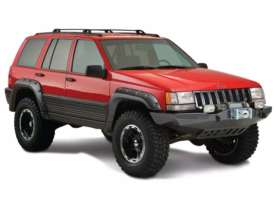 Bushwacker Cut Out Fender Flares Black 4 Piece Fits 93-98 Jeep Grand Cherokee Foto 3 de 4
