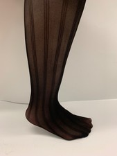 NEW Peds 6 Pairs of Trouser Socks Womens Size 5-10 Black Dot Stripe Multi Print