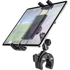 Tablet Yoke Mount, iPad Yoke Clamp Mount for Aircraft, 360 Adjustable Metal Arm