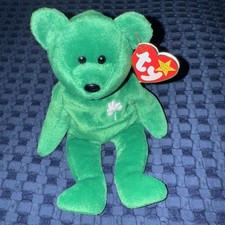 Ty Beanie Baby Erin the Green Shamrock Bear 1997 New With Tags