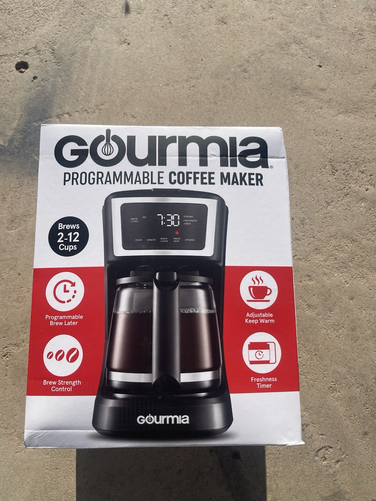 Gourmia coffee maker 