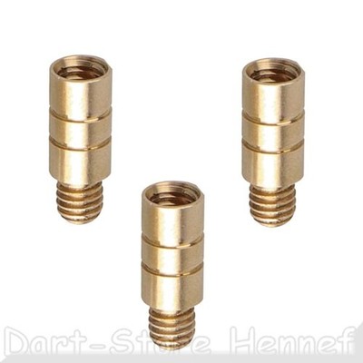 3 Stück XQMax add-a-grams, Barrel Gewichte, Messing, ca. 2 g