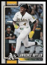 2026 Topps Series 1 Celebration Lawrence Butler #324 Athletics