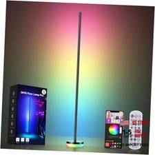 Corner Floor Lamp, RGBICW LED Corner Lamp with 1300lm Smart Modern 1 Pack