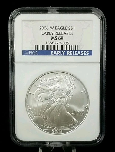 2006-W Burnished American Silver Eagle EARLY RELEASES NGC MS 69 #7301