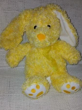 Hugfun Swirl Pastel Yellow Bunny Rabbit Soft Plush Stuffed Animal Toy 14"