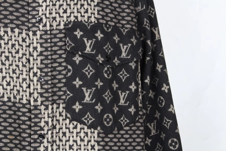 LOUIS VUITTON（LV） Giacca camicia flanella Louis Vuitton Nigo 91013216