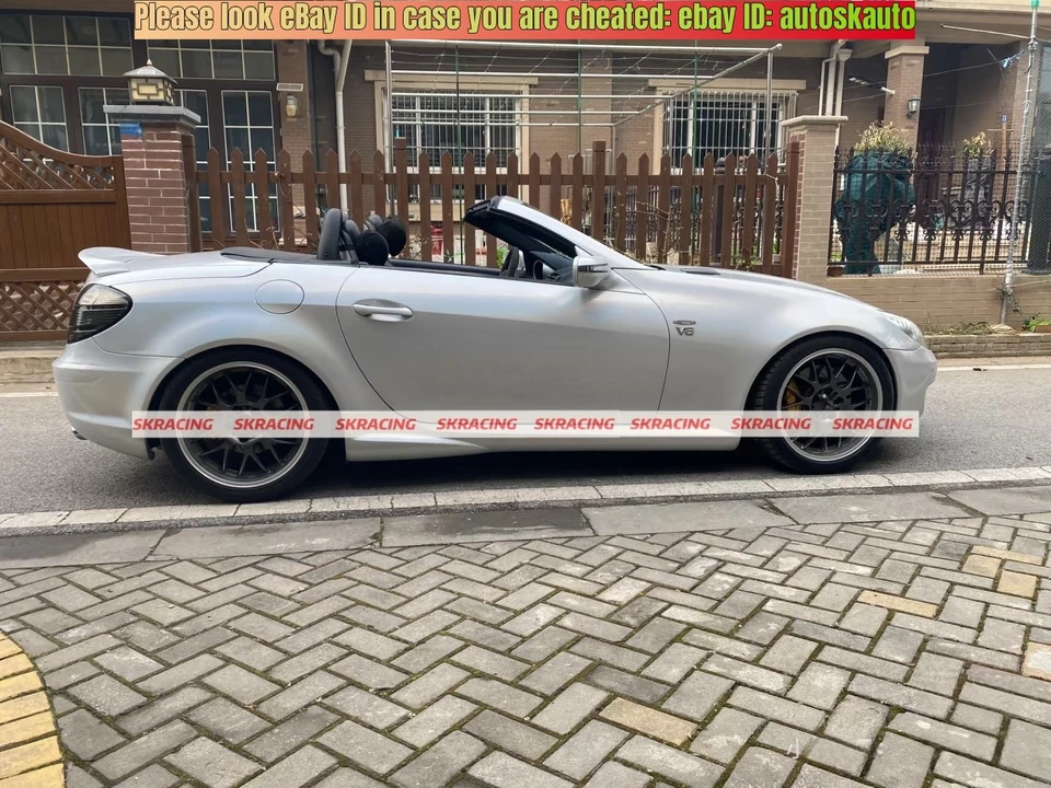 Para Mercedes-Benz SLK Class R172 11-16 bota traseira de fibra de carbono porta-malas asa spoiler - Imagem 3 de 4