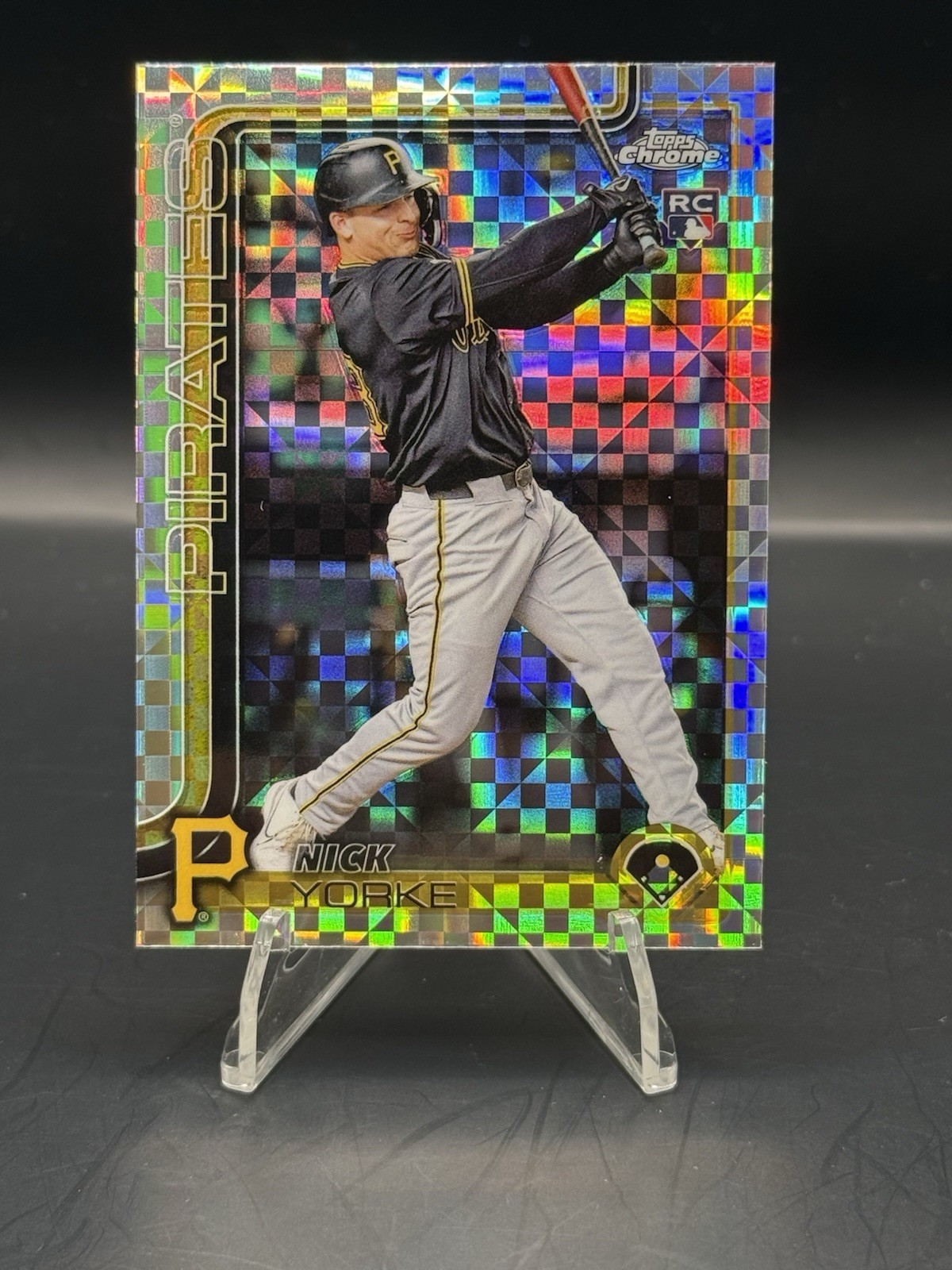 2025 Topps Chrome Baseball Nick Yorke X Fractor Refractor Rookie Card