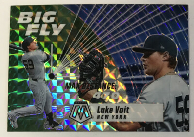 2021 Panini Mosaic Big Fly Green Prizm Luke Voit #BF1 And Reactive Orange #73