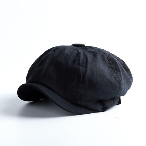 New Peaky Blinders Hat Newsboy Flat Cap Herringbone Tweed Baker Boy Gatsby Mens - Picture 20 of 21