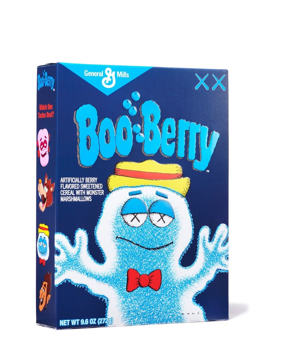 Kaws Limited Edition Cereal Box, Chocula, Frute Brute, Boo