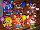 Lot of 6 Five Nights at Freddys Balloon Circus Mystery Mini Figures FNAF Foxy