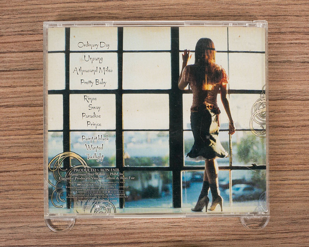 Vanessa Carlton - Be Not Nobody CD (Japan 2002 A&M Records) UICA