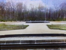 Forest of Compiègne, Picardy, France, c1930s Magic Lantern Glass Slide