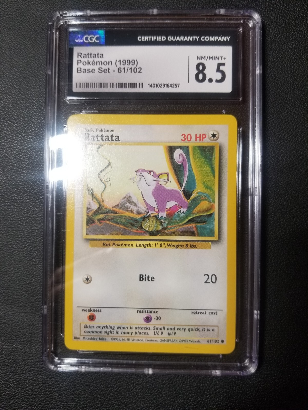 Rattata 061/102 Base Set Pokemon TCG Regular Card