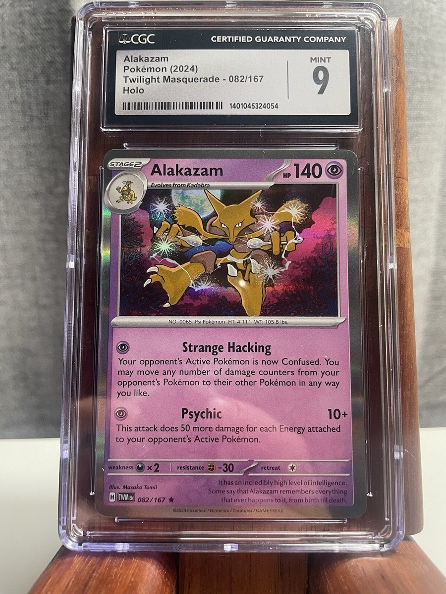 CGC 9 Alakazam 082/167 Sv06: Twilight Masquerade Holo | eBay