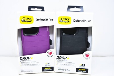 OtterBox Defender Pro Series Case w/ Holster Clip for Apple iPhone 13 Pro - NEW
