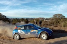 Antony Warmbold (GER) Ford Focus RS WRC on stage 23 Rally Car 2004 Old Photo
