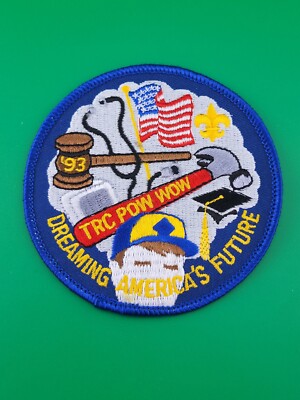 TRC Pow Wow '93 Dreaming America's Future Patch BSA Scouts America NEW