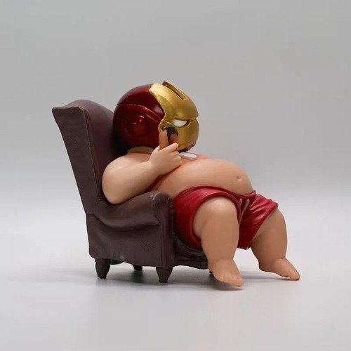 Marvel Iron Man Fat Boy personaggio / decorazione carina, ornamento auto, regalo per bambino - Foto 3 di 3