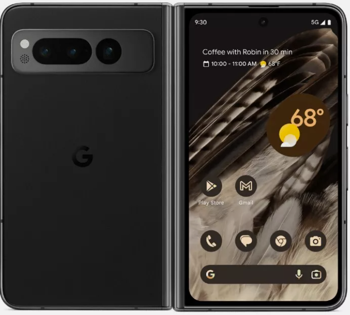 Google Pixel Fold ブラック 256GB Google Pixel Fold 5G, Dual-SIM, 12GB/256GB, 7.6
