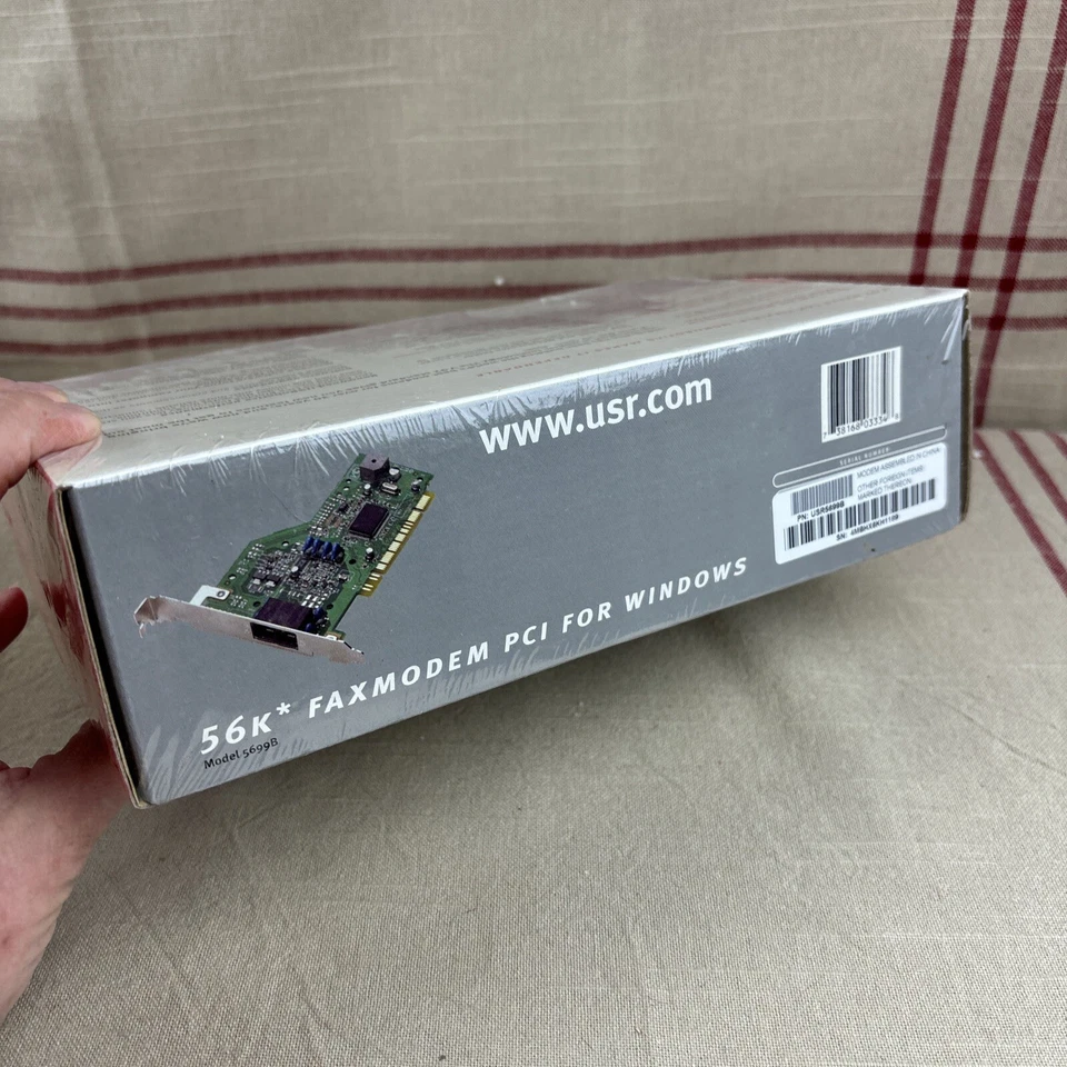 56k Faxmodem PCI for Windows USR New Unopened Old Stock USR5699B US Robotics - Image 2 of 4
