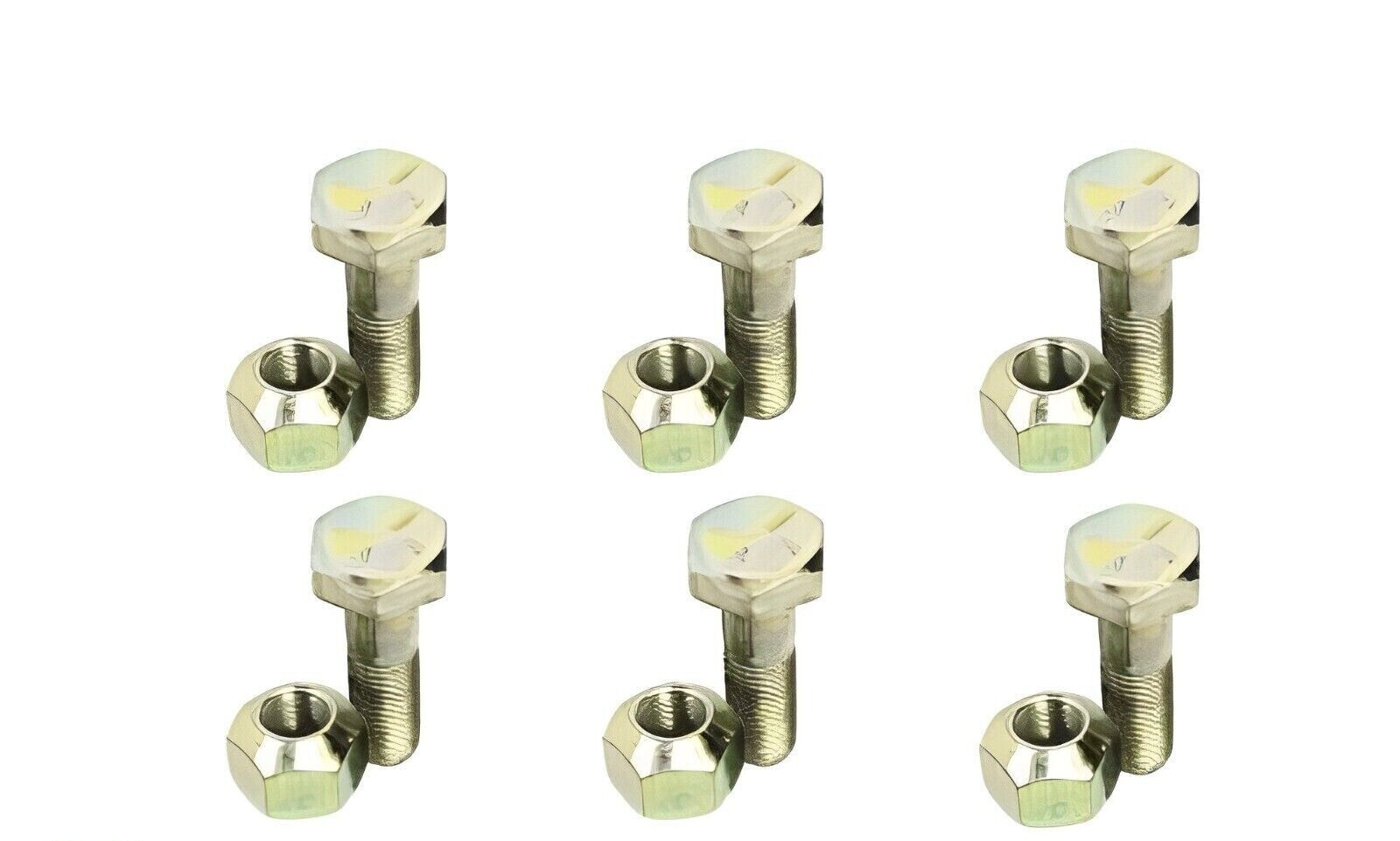 MAHINDRA TRACTOR FRONT WHEEL HUB BOLT AND NUT SET OF SIX 003047574R1