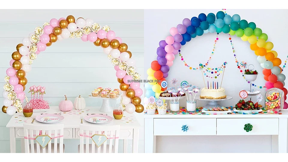 Стол воздушный шар арка набор колонна стойка основание рамка комплект день рождения свадьбы вечеринки декор - Изображение 3 из 4