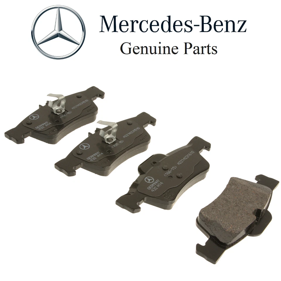 Juegos de pastillas de freno delanteras y traseras y kit de 2 sensores OES para Mercedes C216 CL W221 S R230 Foto 3 de 4