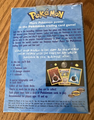 Wizards of the Coast 1999 Pokemon Overgrowth Theme Deck for sale