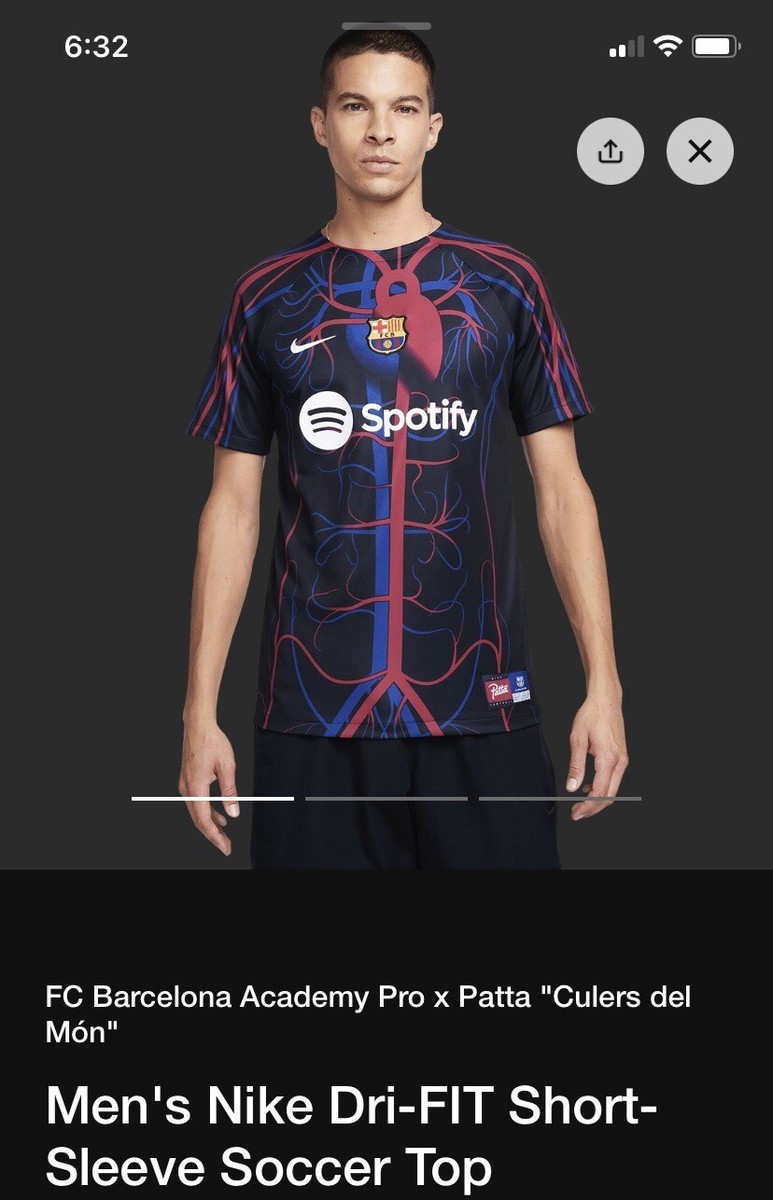 FC Barcelona Academy Pro Patta “Culers Del Mon” Nike Dri Fit IN