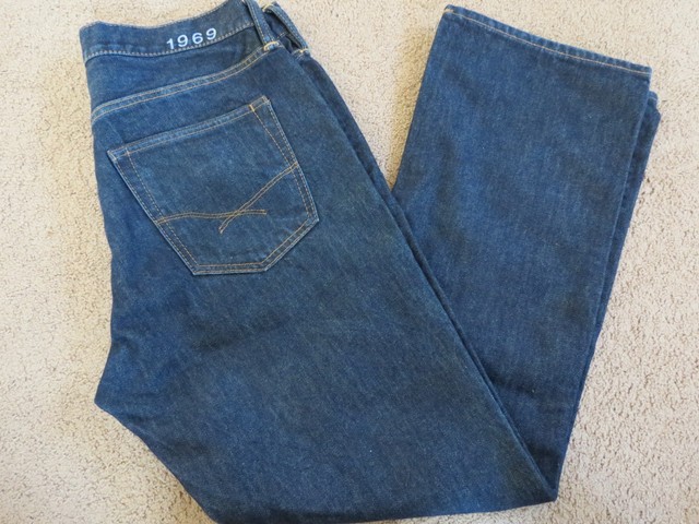 SUPER Gap 1969 standard denim blue jeans - mens 32 x 30 | eBay