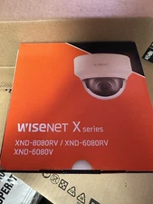 Wisenet XND-6080V 2MP Motorized Varifocal Hallway View Dome Camera - White