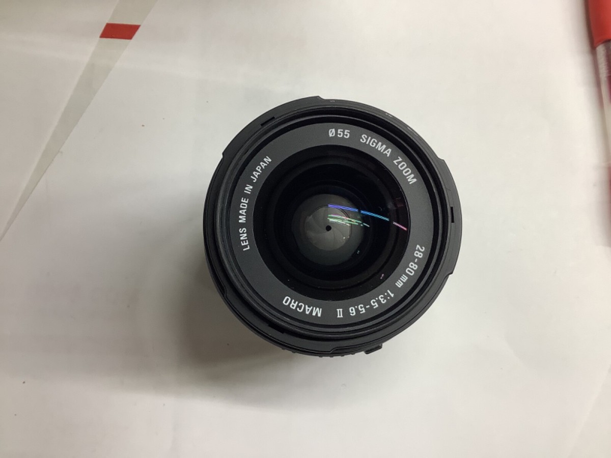 Sigma Zoom 28-80mm f/3.5-5.6 II Macro Asperhical Camera Lens for