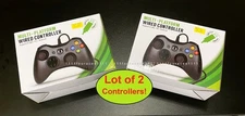 Lot of 2 BRAND NEW Multi-Platform Wired Controllers for Xbox 360 PC Android