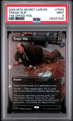 2025 MTG SECRET LAIR DROP THE OFFICE: DWIGHT'S DESTINY-FOIL TRAGIC
