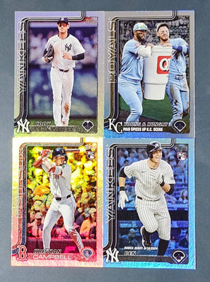 2025 Topps Update RAINBOW Parallels with Rookies You Pick - 2 Card Minimum