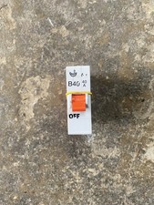 Wylex 40Amp Plug-In MCB with Base Shield